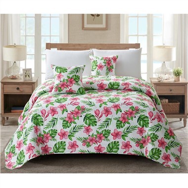 Pink Floral Duvet Cover