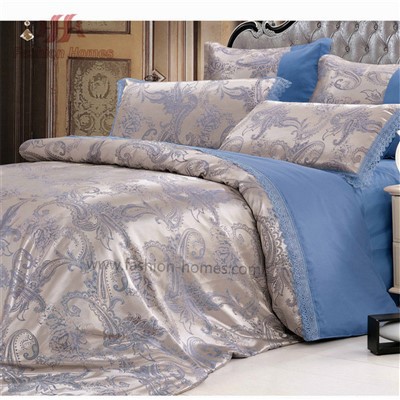 Satin Jacquard Embroidered Duvet Cover